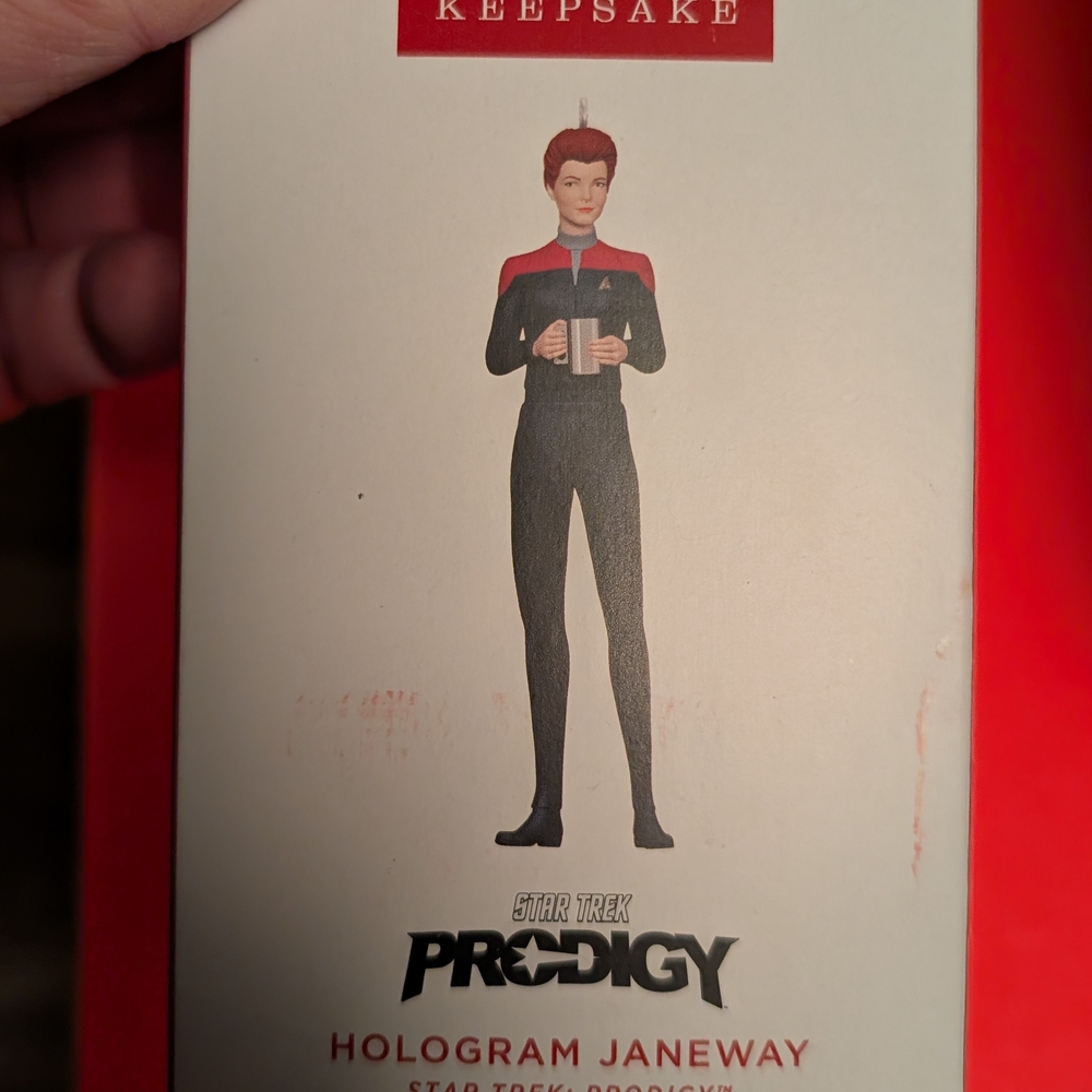 Star Trek Prodigy Hologram Janeway Ornament - Hallmark